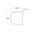 Global Furniure Seville Mirror in Natural