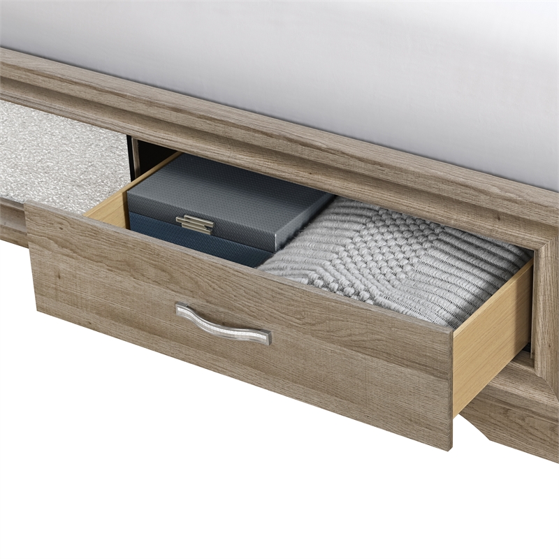 Global Furniure Seville Queen Bed in Natural