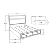 Global Furniure Seville Queen Bed in Natural