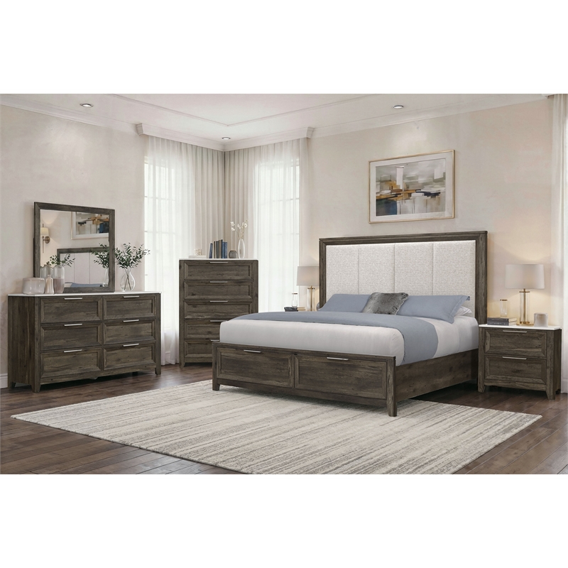 Global Furniure Mariah Chest in Dark Brown