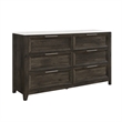 Global Furniure Mariah Dresser in Dark Brown