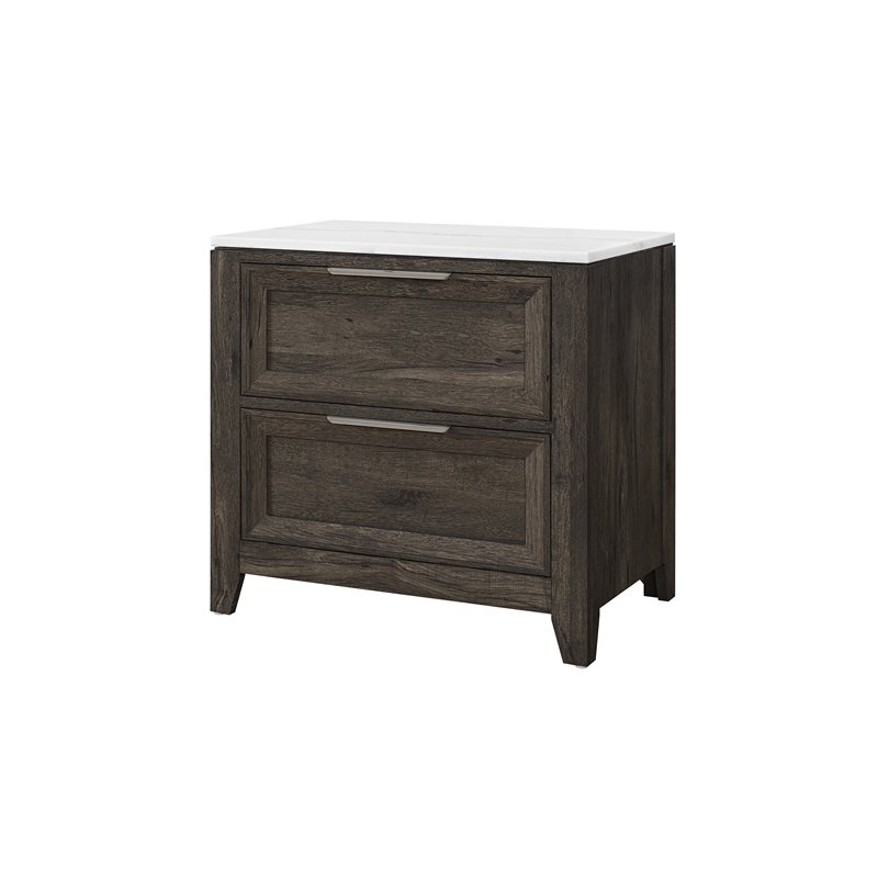 Global Furniure Mariah Nightstand in Dark Brown