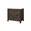 Global Furniure Mariah Nightstand in Dark Brown