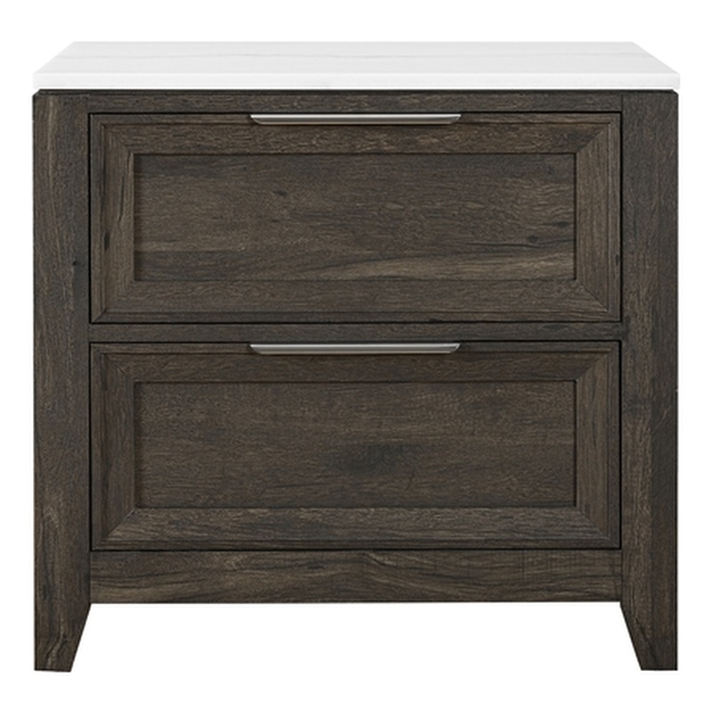 Global Furniure Mariah Nightstand in Dark Brown