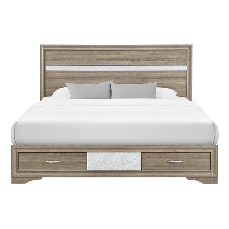 Global Furniure Seville Full Bed in Natural