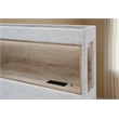 Sadie Queen Bed with Storage in Beige
