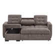 Global Furniure U0707 Reversible Sofa Bed in Brown