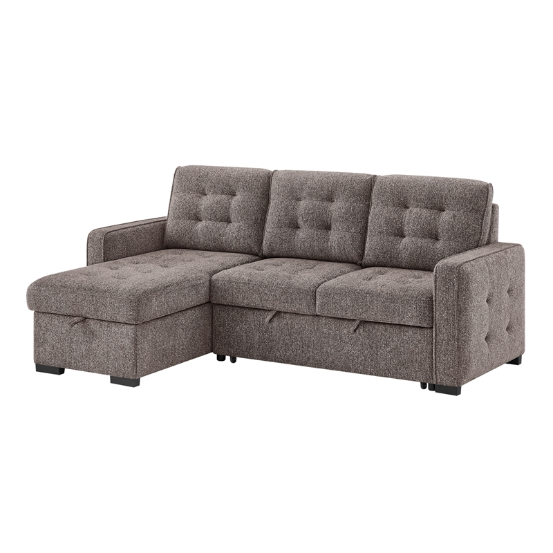 Global Furniure U0707 Reversible Sofa Bed in Brown