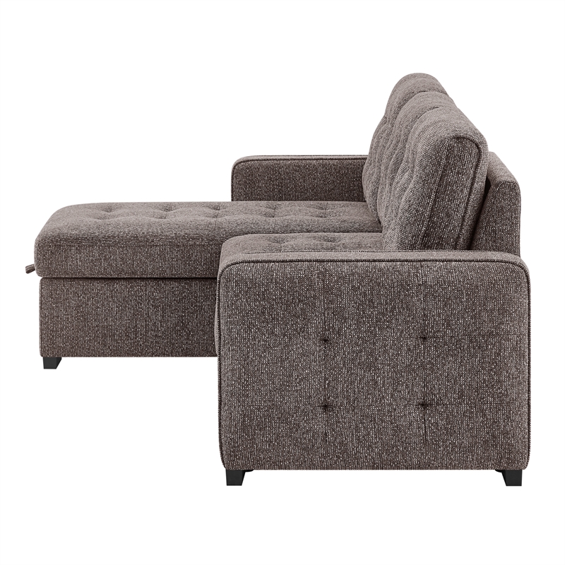 Global Furniure U0707 Reversible Sofa Bed in Brown