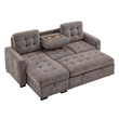 Global Furniure U0707 Reversible Sofa Bed in Brown