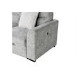 Global Furniure U9401 Sofa Bed Sectional with 3 Pillows in Nickel