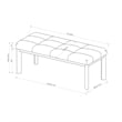 Global Furniure D1248 Dining Table Bench