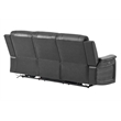 Global Furniure U8879 Power Recliner Sofa W/LED & Global SS in Charcoal