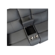 Global Furniure U6026 PU 46A Reclining Loveseat with LED and SPKR in Gray