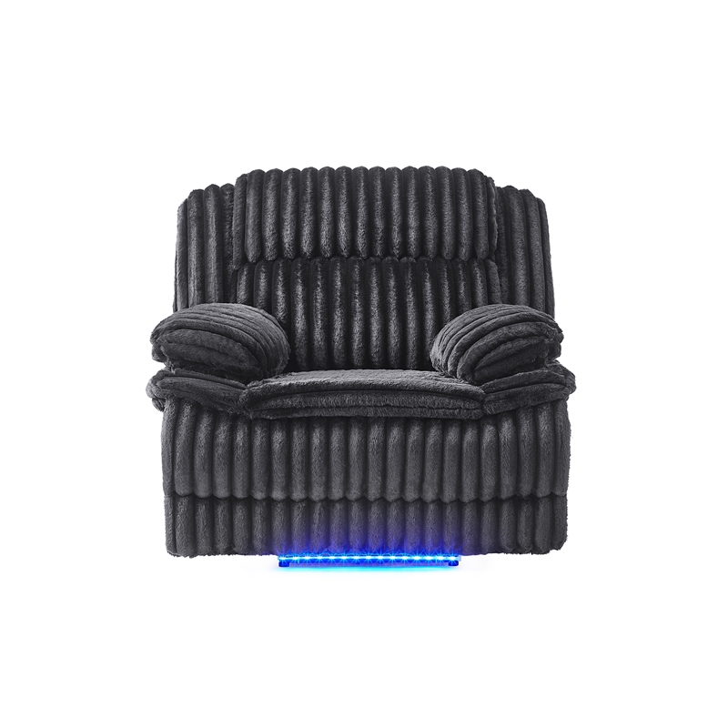 Global Furniure U8686 Power Reclining with LED in Black