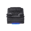 Global Furniure U8686 Power Reclining with LED in Black