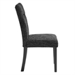 Global Furniure D2502 Dining Chairs in Black (2 Piece)