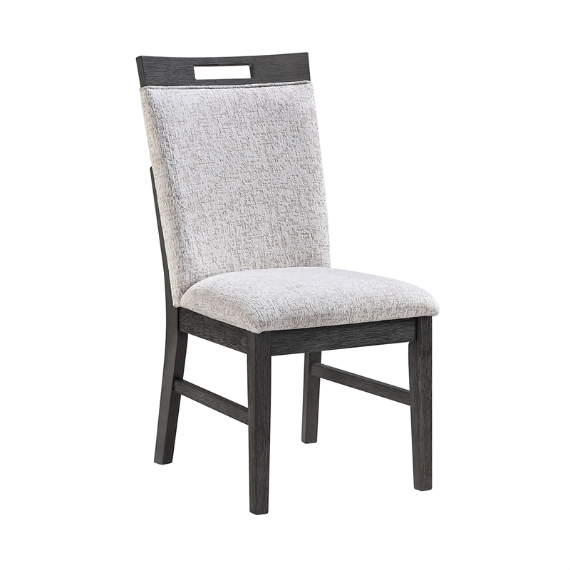 Global Furniure D4239 Dining Chair in Light Gray (2 Piece)