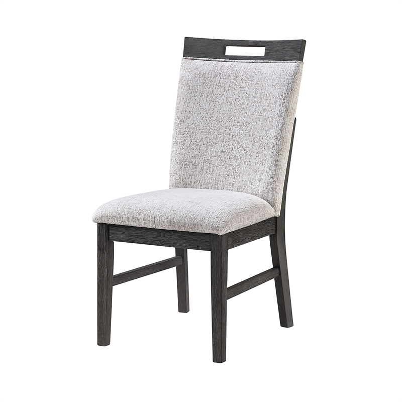 Global Furniure D4239 Dining Chair in Light Gray (2 Piece)