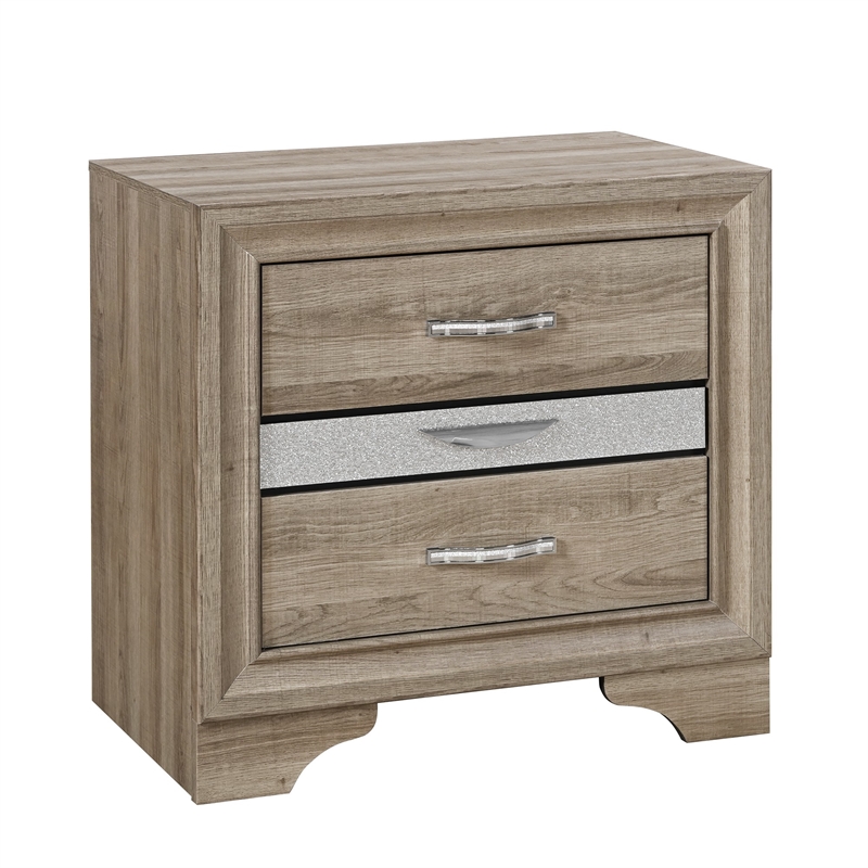 Global Furniure Seville Nightstand in Natural
