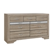 Global Furniure Seville Dresser in Natural