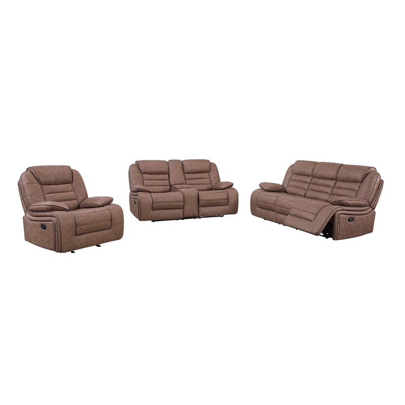 global furniure u2250 glider reclining in brown