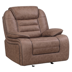 Global Furniure U2250 Glider Reclining in Brown