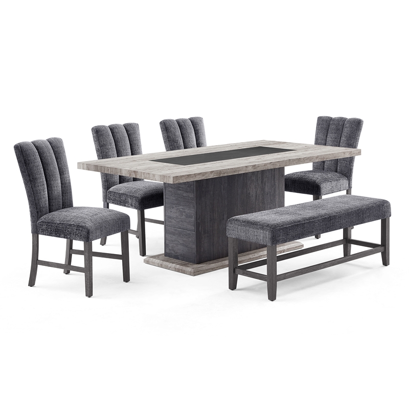 Global Furniure D8030 Dining Chair (2 Piece) in Black