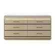 Global Furniure Genesis Dresser with LED in Gold