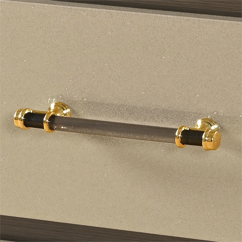 Global Furniure Genesis Chest with LED in Gold