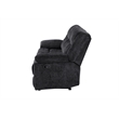 Global Furniure U6000 Recliner Sofa in Black