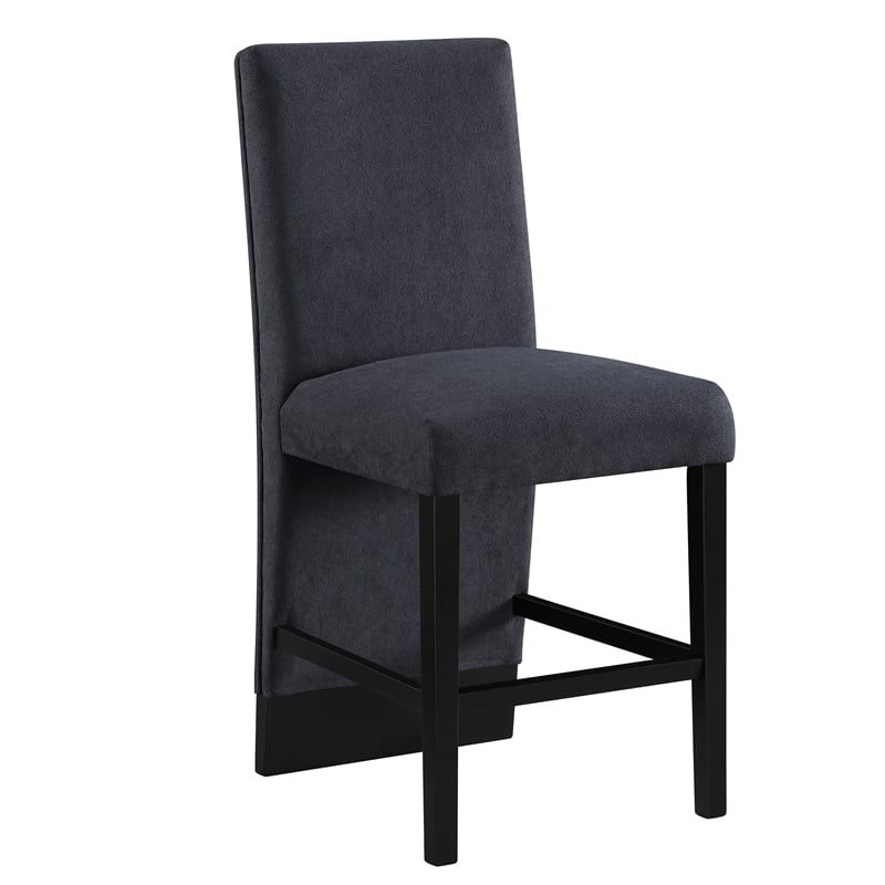 Global Furniure D12 Bar Stool in Black (2 Piece)