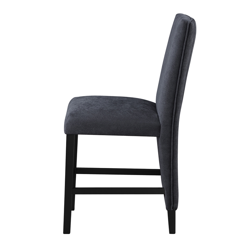 Global Furniure D12 Bar Stool in Black (2 Piece)