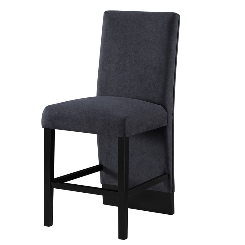 Global Furniure D12 Bar Stool in Black (2 Piece)