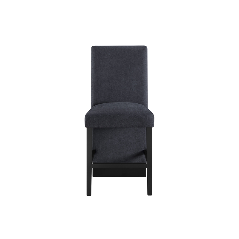 Global Furniure D12 Bar Stool in Black (2 Piece)