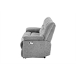Global Furniture U6000 Recliner Sofa in Smoke