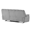 Global Furniture U6000 Recliner Sofa in Smoke