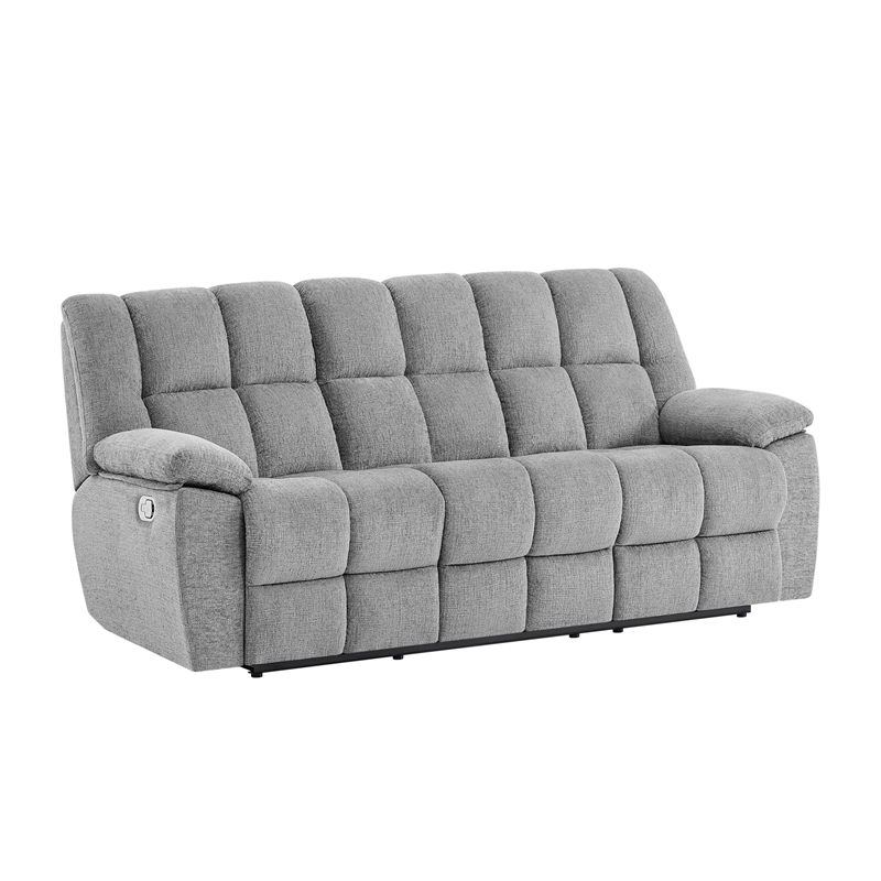 Global Furniture U6000 Recliner Sofa in Smoke