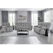 Global Furniture U6000 Console Recliner Loveseat in Smoke