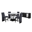 Global Furniure D12 Bar Table in Black