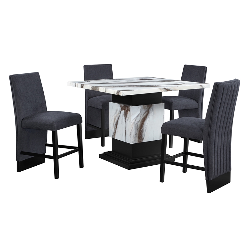 Global Furniure D12 Bar Table in Black
