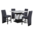 Global Furniure D12 Bar Table in Black