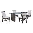 Global Furniure D4238 Dining Table in Clear