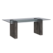 Global Furniure D4238 Dining Table in Clear