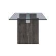 Global Furniure D4238 Dining Table in Clear