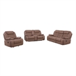 Global Furniure U2250 Recliner Sofa in Brown