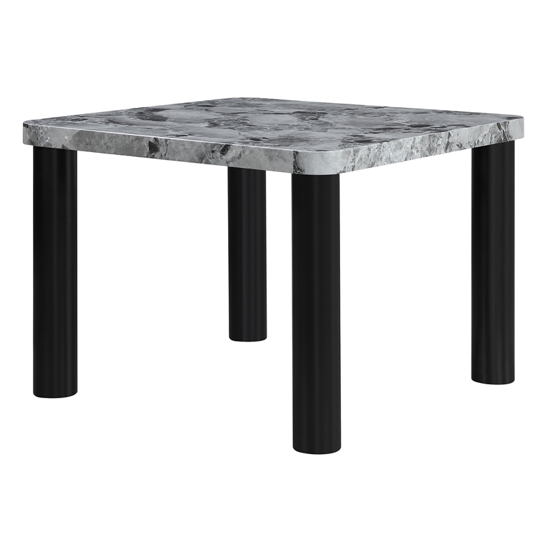 Global Furniure D5473 Bar Table Dark Gray Finish in Brown