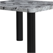 Global Furniure D5473 Bar Table Dark Gray Finish in Brown
