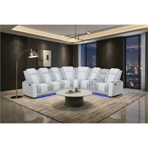 U8000 P2 Sectional with LED in Gray