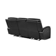 U8880 Leather Power Recliner Sofa in Black